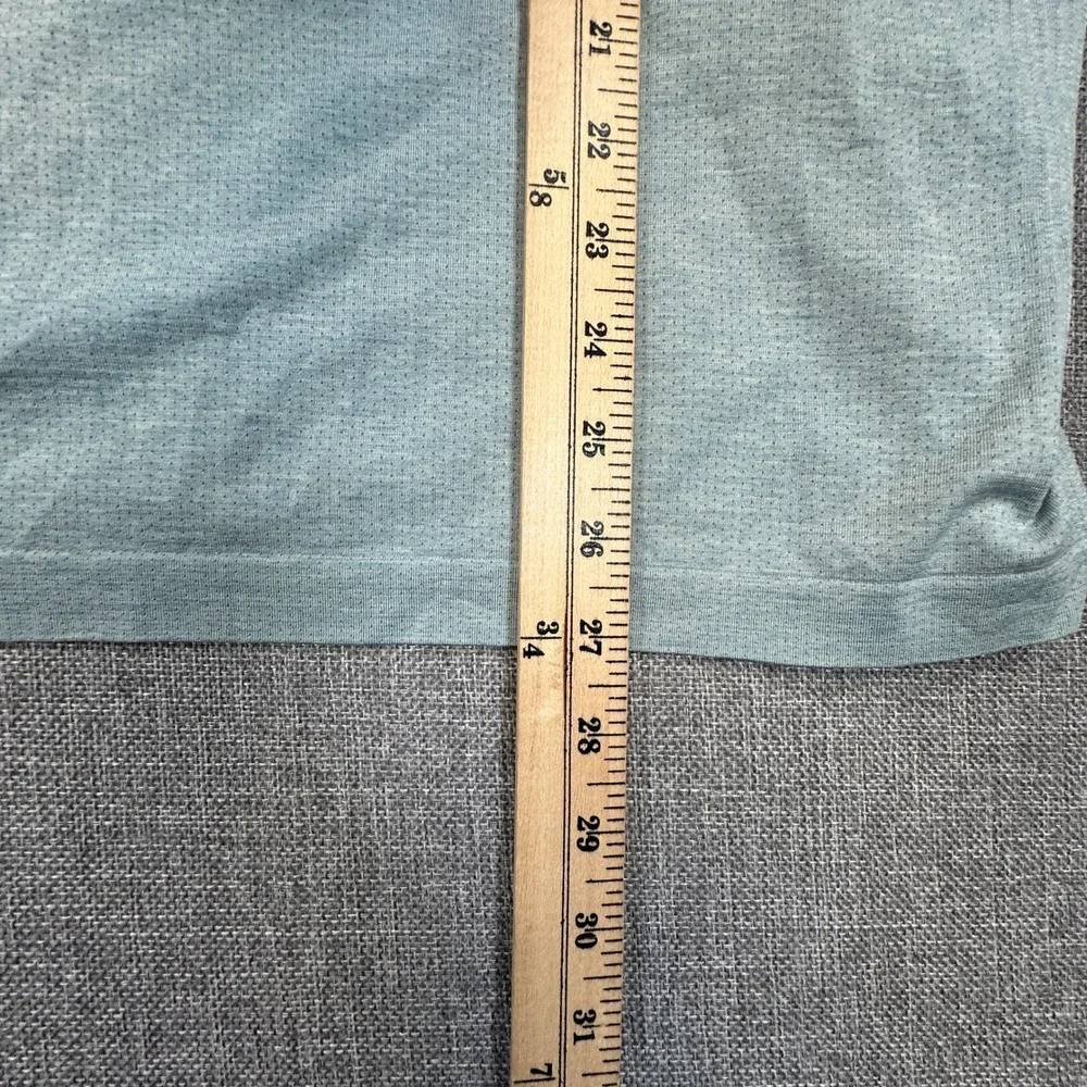 Lululemon Metal Vent Tech 1/2 Zip 2.0 Pullover Men Large Light‎ Blue Running